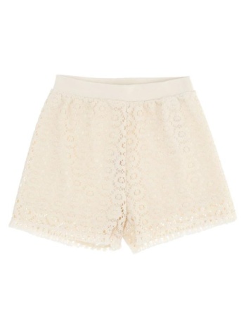 σορτς πλεκτό κορίτσι please-re31390g373118-almond milk σε προσφορά