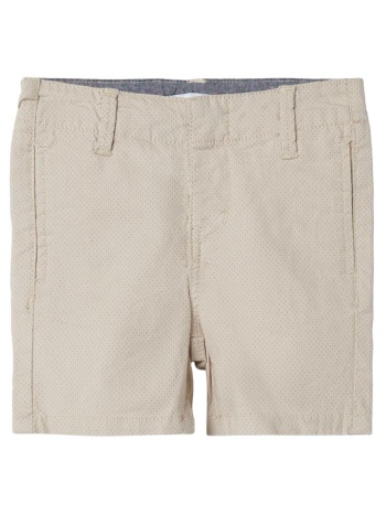 βερμούδα υφασμάτινη αγόρι name it-13200109-oatmeal σε προσφορά