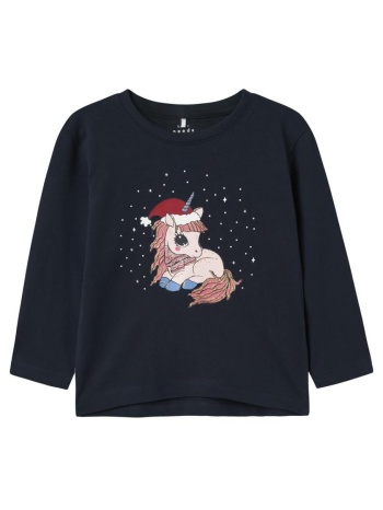 μπλούζα μακό κορίτσι christmas name it-13234979-dark σε προσφορά