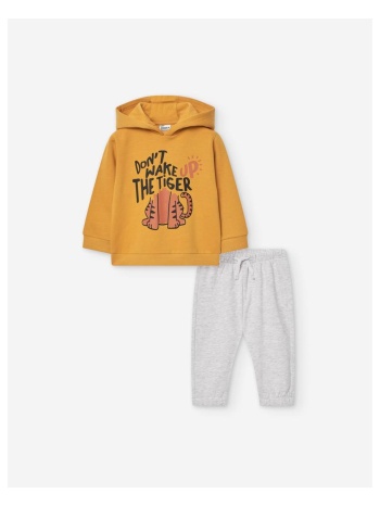 σετ φόρμα φούτερ μπεμπέ αγόρι losan-lbbap0601_24005-yellow σε προσφορά