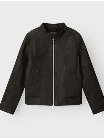 μπουφάν συνθετικό δέρμα κορίτσι-13231179-black σε προσφορά