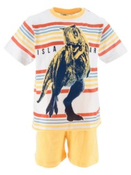 πιτζάμα μακό αγόρι jurassic world-we2027-yellow
