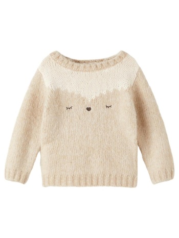 μπλούζα πλεκτή κορίτσι name it-13207086-peyote melange σε προσφορά