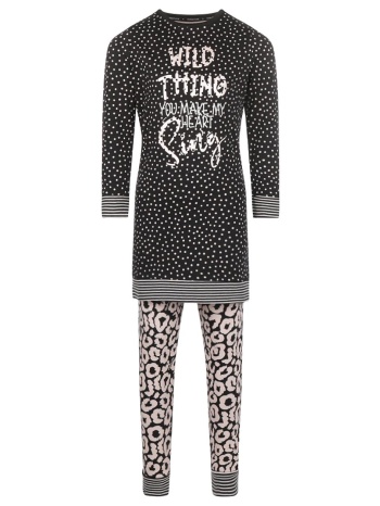 πυτζάμα κορίτσι charlie choe-f41027-41-black pink σε προσφορά