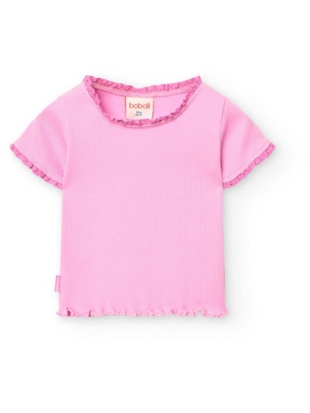 μπλούζα μακό ριμπ κορίτσι boboli-291057-3887-lilac σε προσφορά