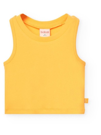 μπλούζα μακό ριμπ κορίτσι boboli-491048-1216-yellow σε προσφορά