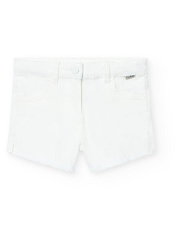 σορτς υφασμάτινο κορίτσι boboli-491004-1100-white σε προσφορά
