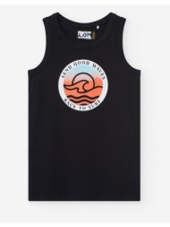 μπλούζα μακό αμάνικη αγόρι losan-ljbap0103_25018-black