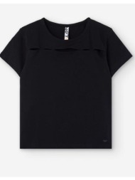 μπλούζα μακό κορίτσι losan-ljgap0103_25004-black