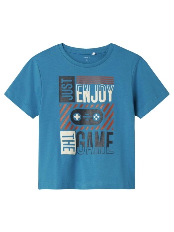 μπλούζα μακό αγόρι name it-13238137-fjord blue σε προσφορά