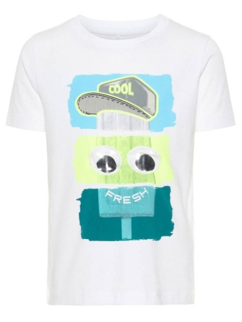 μπλούζα αγόρι name it-13165884-white σε προσφορά