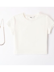 μπλούζα μακό κορίτσι i do-48504-0112-ecru