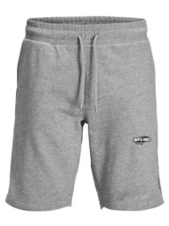 βερμούδα φούτερ αγόρι jack & jones-12255113-light grey melange