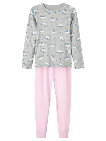 πιτζάμα μακό κορίτσι name it-13215614-grey melange σε προσφορά