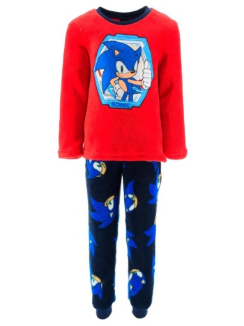 πιτζάμα fleece αγόρι sonic-xh20015-red σε προσφορά