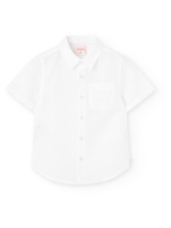 πουκάμισο λινό αγόρι boboli-731281-1100-white