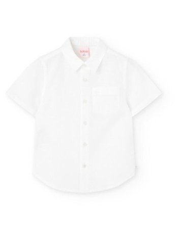 πουκάμισο λινό αγόρι boboli-731281-1100-white σε προσφορά
