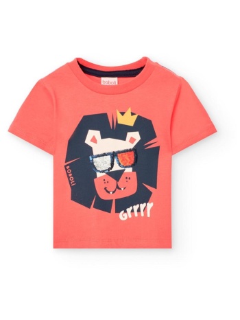 μπλούζα μακό αγόρι boboli-301059-3886-orange σε προσφορά