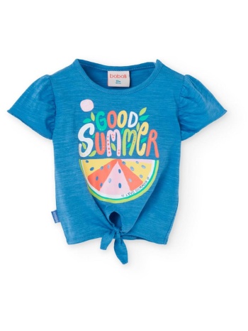 μπλούζα μακό κορίτσι boboli-211037-2613-blue σε προσφορά