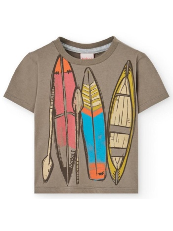 μπλούζα μακό αγόρι boboli-331029-7434-taupe σε προσφορά