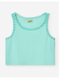 μπλούζα μακό ριμπ crop κορίτσι losan-lkgap0303_25018-light green