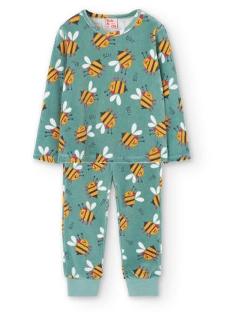 πιτζάμα βελουτέ κορίτσι boboli-929167-9494-green σε προσφορά