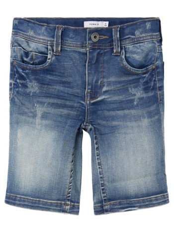 βερμούδα τζιν αγόρι name it-13197351-medium blue denim σε προσφορά