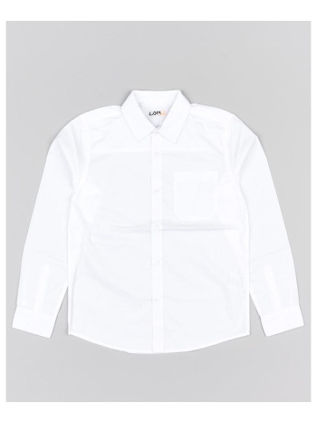 πουκάμισο λευκό αγόρι losan-ljbap0102_24008-white σε προσφορά