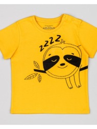 μπλούζα μπεμπέ μακό αγόρι losan-lbbap0303_24007-dark yellow