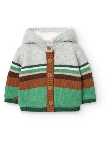 ζακέτα μπεμπέ πλεκτή κορίτσι boboli-129002-7359-multicolor σε προσφορά