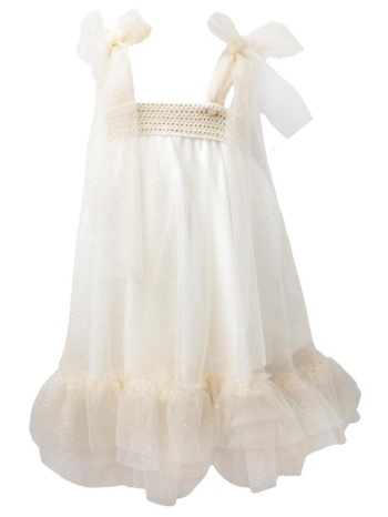 φόρεμα τούλι κορίτσι two in a castle-t6262-gold σε προσφορά