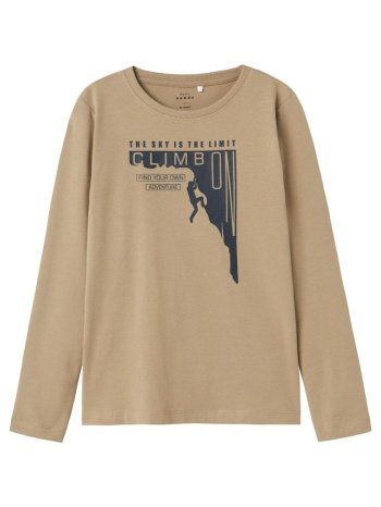 μπλούζα μακό αγόρι name it-13224969-weathered teak/climb σε προσφορά