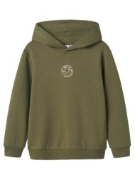 μπλούζα φούτερ αγόρι name it-13231089-deep lichen green