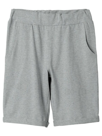 βερμούδα μακό αγόρι name it-13230054-grey melange σε προσφορά