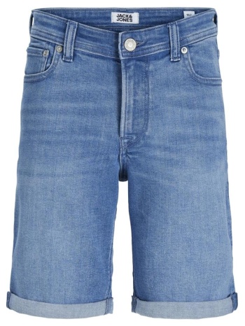 βερμούδα τζιν αγόρι jack & jones-12256369-blue denim σε προσφορά