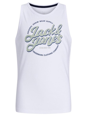 μπλούζα αμάνικη μακό αγόρι jack&jones-12255258-bright white σε προσφορά