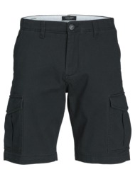 βερμούδα υφασμάτινη cargo αγόρι jack & jones-12182856-black
