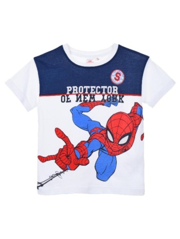 μπλούζα μακό αγόρι spiderman-ye10193-white σε προσφορά