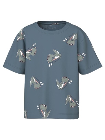 μπλούζα μακό αγόρι name it-13241581-blue mirage-organic σε προσφορά