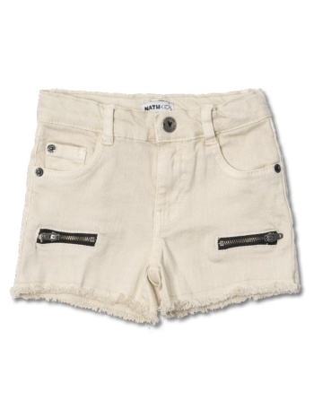 σορτς υφασμάτινο κορίτσι nath-kg04h605w1-white σε προσφορά