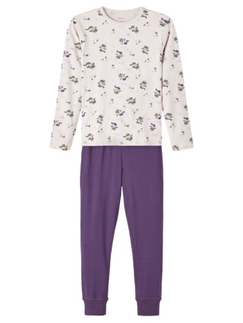 πιτζάμα μακό κορίτσι name it-13206986-gray lilac-organic σε προσφορά