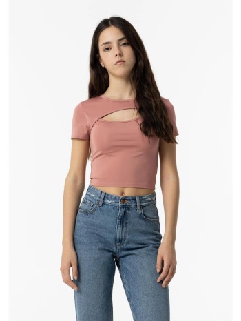 μπλούζα crop κορίτσι tiffosi-10054175-616-pink σε προσφορά