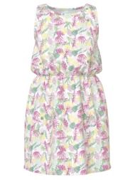 φόρεμα μακό κορίτσι name it-13230097-bright white/tropic