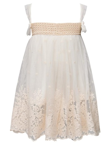 φόρεμα δαντέλα κορίτσι two in a castle-t4188- ecru σε προσφορά