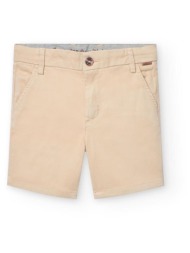 βερμούδα ύφασμα αγόρι boboli-731090-7399-beige