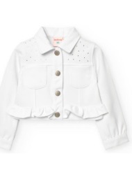 μπουφάν λεπτό κορίτσι boboli-701121-1100-white