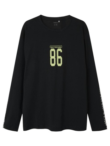 μπλούζα μακό αγόρι name it-13233196-black σε προσφορά