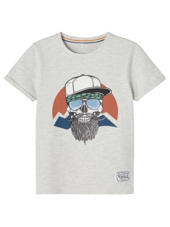 μπλούζα μακό αγόρι name it-13199886-light grey σε προσφορά