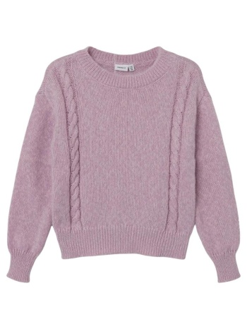 μπλούζα πλεκτή κορίτσι name it-13226926-lavendula σε προσφορά