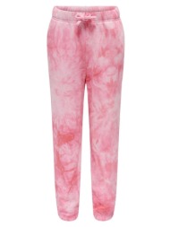 παντελόνι φούτερ κορίτσι only-15243815-white pink tie